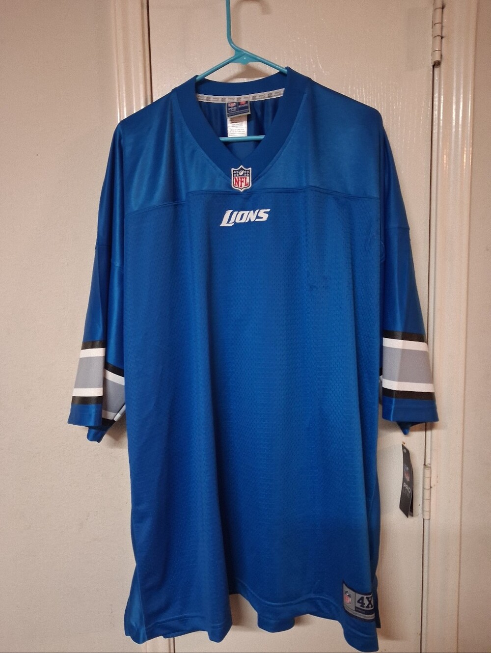 Detroit Lions  Mens NFL Pro Line Blank Football Jersey 4XL XXXXL